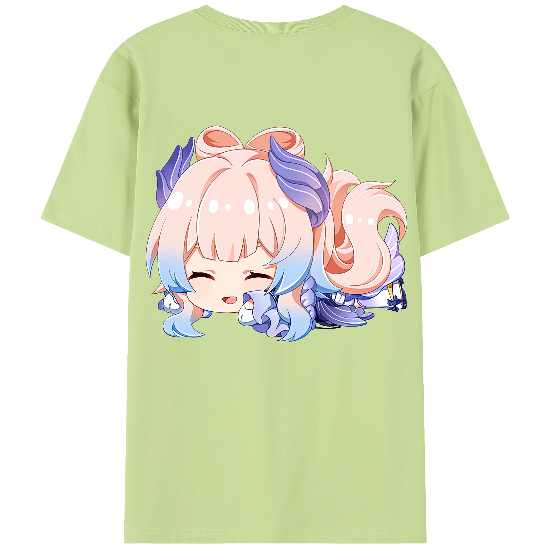 げんし神 珊瑚宮心海 サンゴノミヤ・ココミ genshin Sangonomiya Kokomi 綿100％半袖Tシャツ（背面プリント）